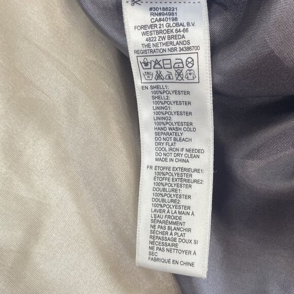 Womens 1X Faux Fur Shaggy Boho Chic Fluffy Oversized 2 Tone Vest by Forever 21+ - Picture 4 of 9